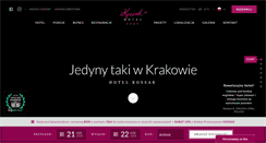 Desktop Screenshot of hotelkossak.pl